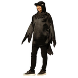 Adults Black Raven Long-Sleeved Tunic Costume