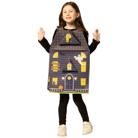 Kids Haunted House Sleeveless Tunic Costume