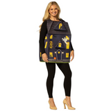 Adults Haunted House Sleeveless Tunic Costume