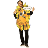 Adults This Is Fine Dog Meme Tunic Costume