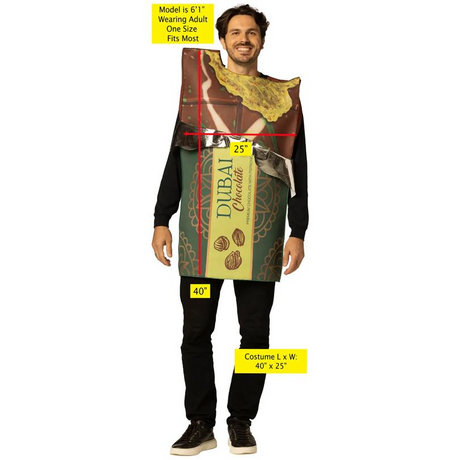 Adults Dubai Chocolate Bar Tunic Costume
