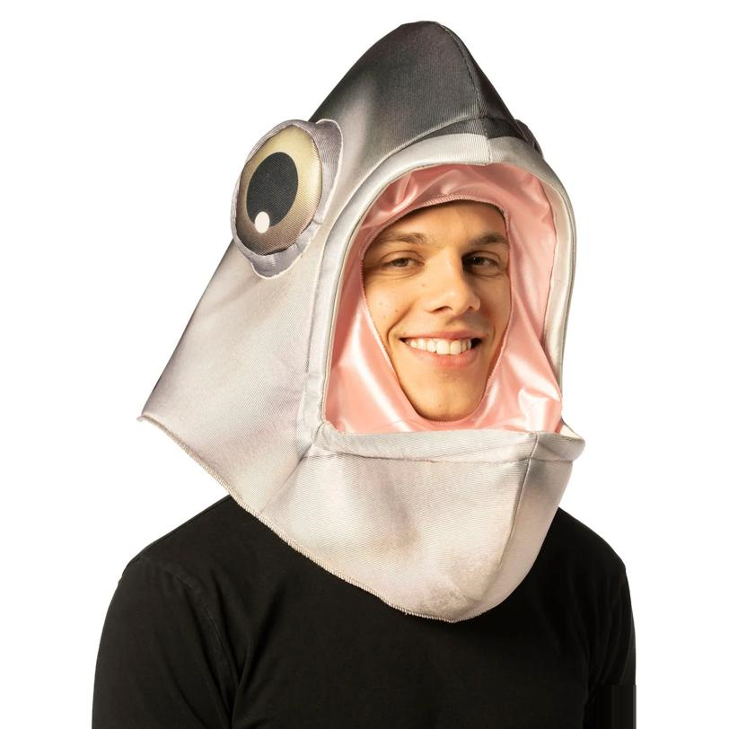 Adults Open-Mouth Fish Headpiece Costume