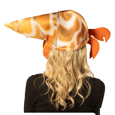 Adults Red Hermit Crab Hat Costume Accessory
