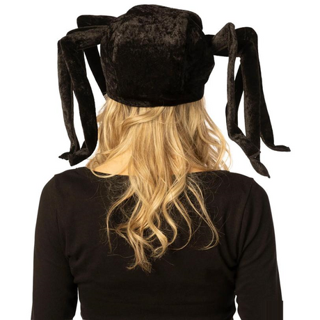 Adults 3D Black Spider Hat Costume Accessory