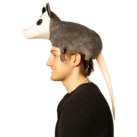 Adults Opossum Body Hat Costume Accessory