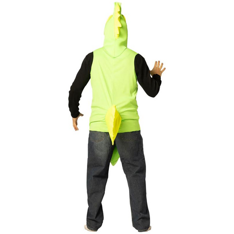 Adults Glow-in-the-Dark Green Seahorse Tunic Costume