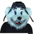 NHL Louie St. Louis Blues Mascot Head