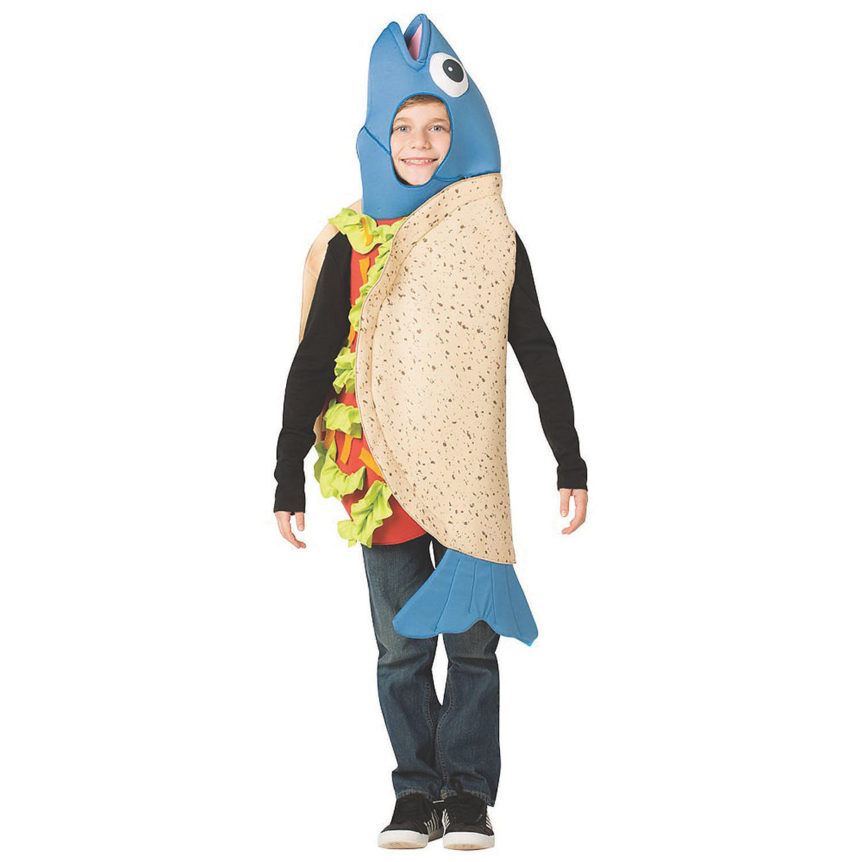 Unique Fish Taco Costume for Kids Halloween Parties and School Events