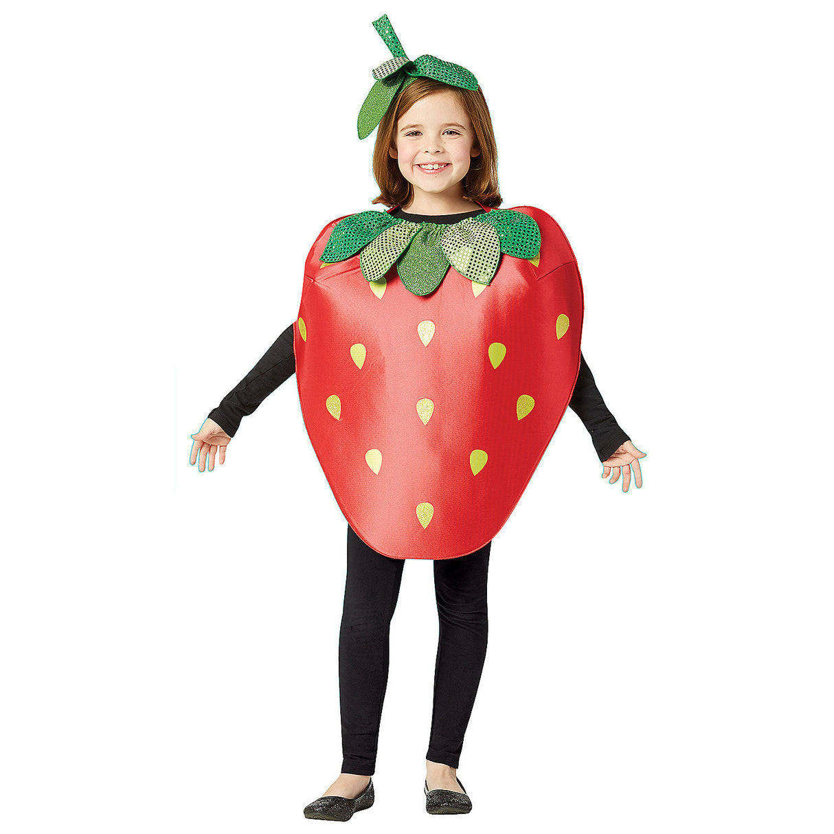 Adorable Strawberry Costume for Kids Perfect for Halloween Parties and School Events