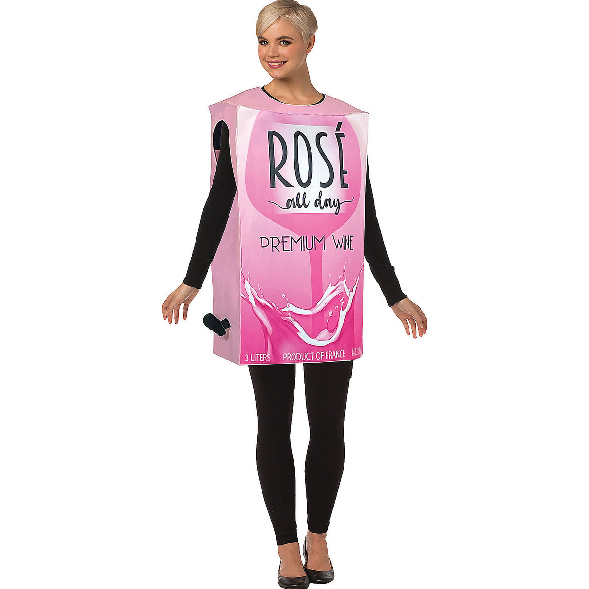 Creative Wine Box Rose Adult Costume for Theme Parties Halloween Celebrations and Funny Gatherings