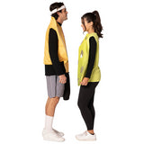 Fun Pickle Ball Paddle and Ball Couple Costume for Halloween Parties Sports Events and Best Friend Adventures