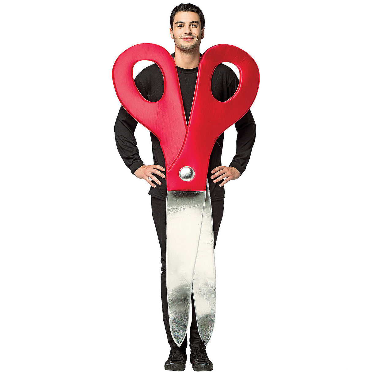 Humorous Scissors Adult Costume for Halloween Parties and Fun Themed Events