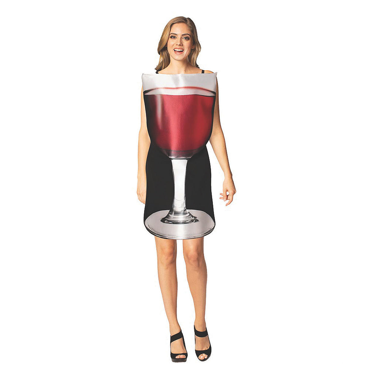 Fun Get Real Glass Of Red Wine Costume for Halloween Parties and Humorous Costumes