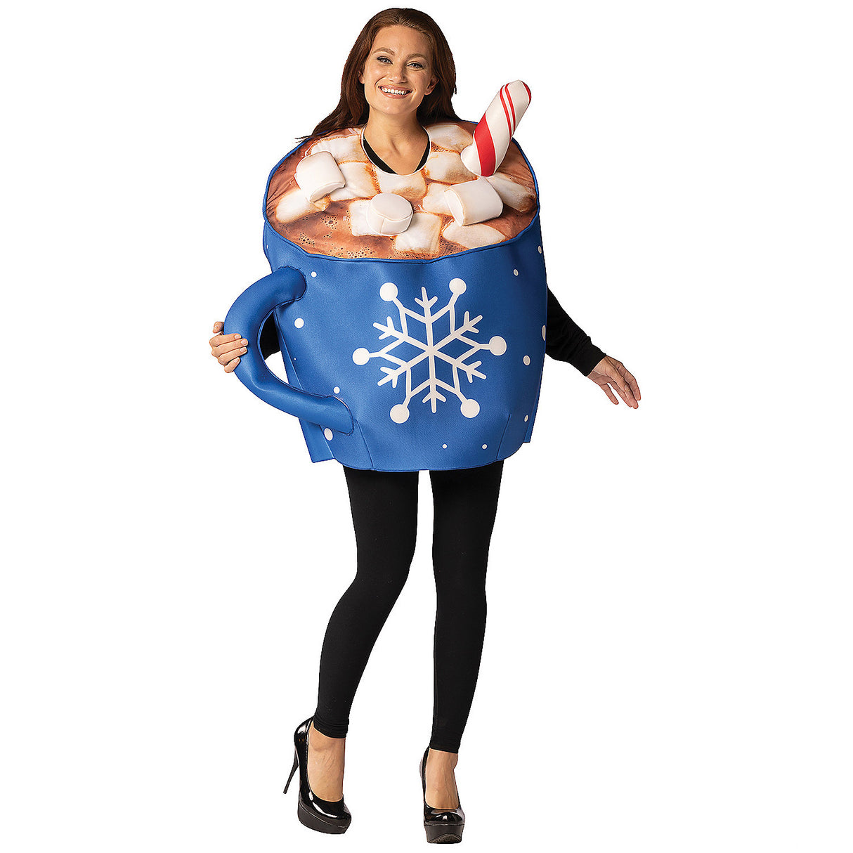 Fun Adult Cup of Hot Chocolate Costume for Halloween Parties and Creative Group Adventures