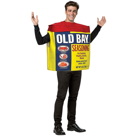 Adult's Old Bay Seasoning Can Costume