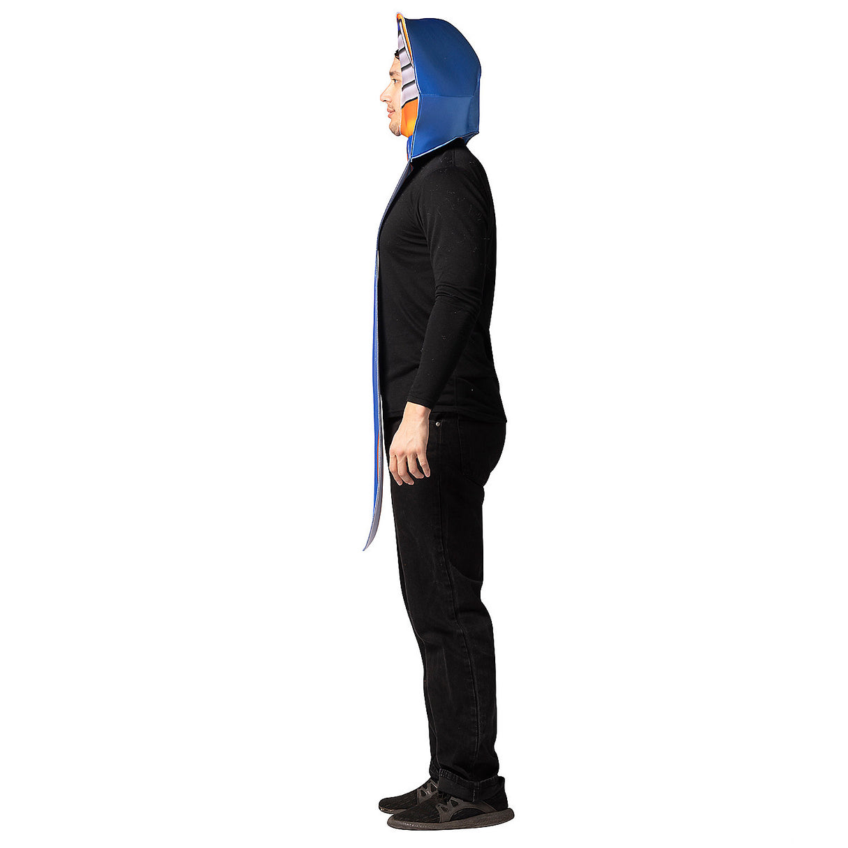 Fun Adults Blue Razor Costume for Halloween Parties and Humorous Dress Up Events