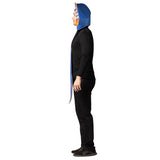 Fun Adults Blue Razor Costume for Halloween Parties and Humorous Dress Up Events