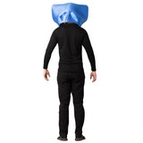 Fun Adults Blue Razor Costume for Halloween Parties and Humorous Dress Up Events