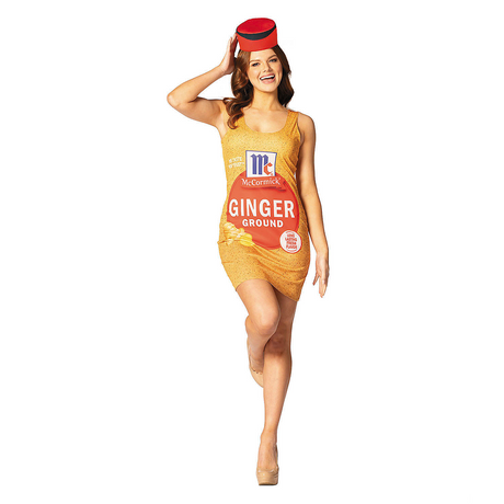 Womens McCormick Ginger Spice Dress Costume