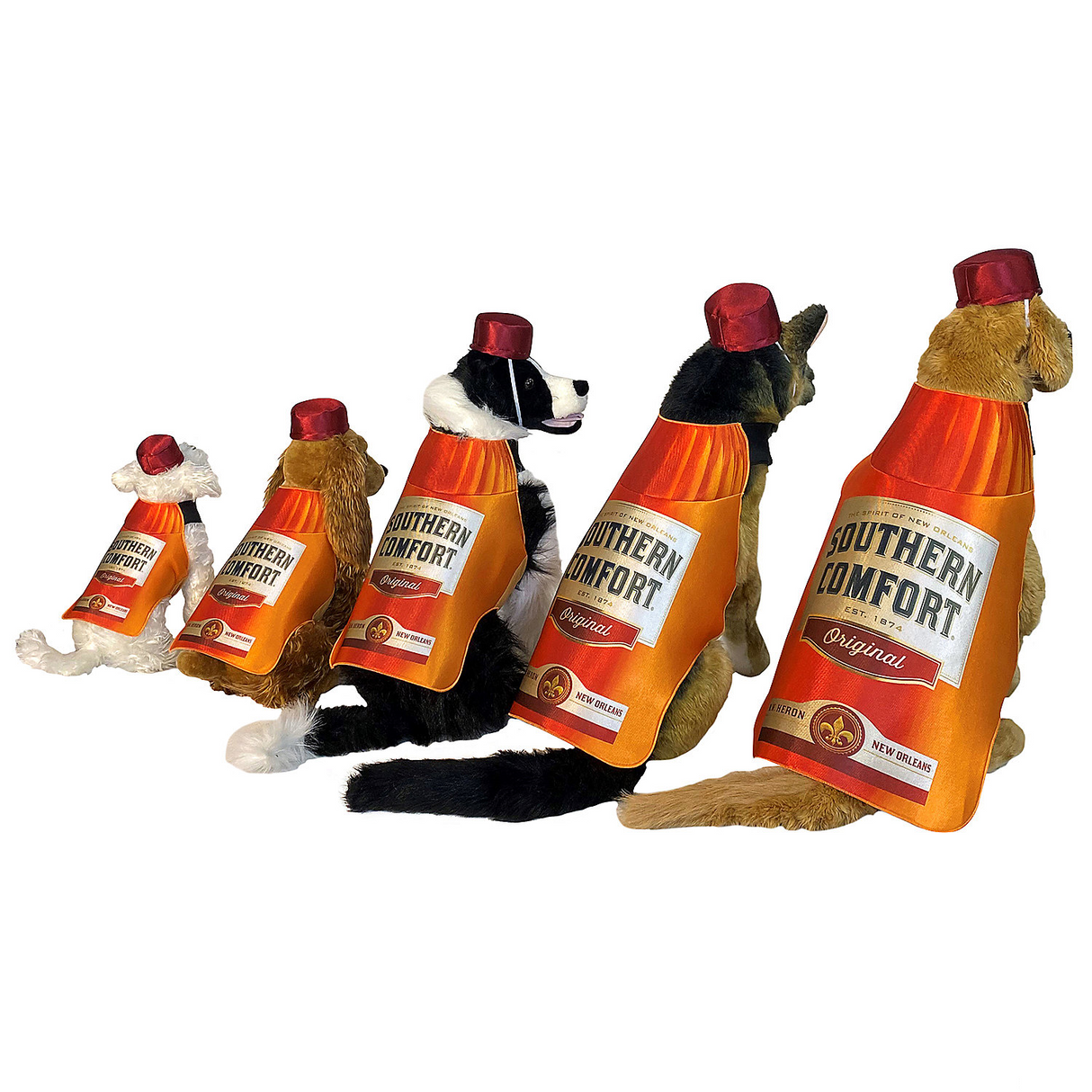 Southern Comfort Bottle Dog Costume