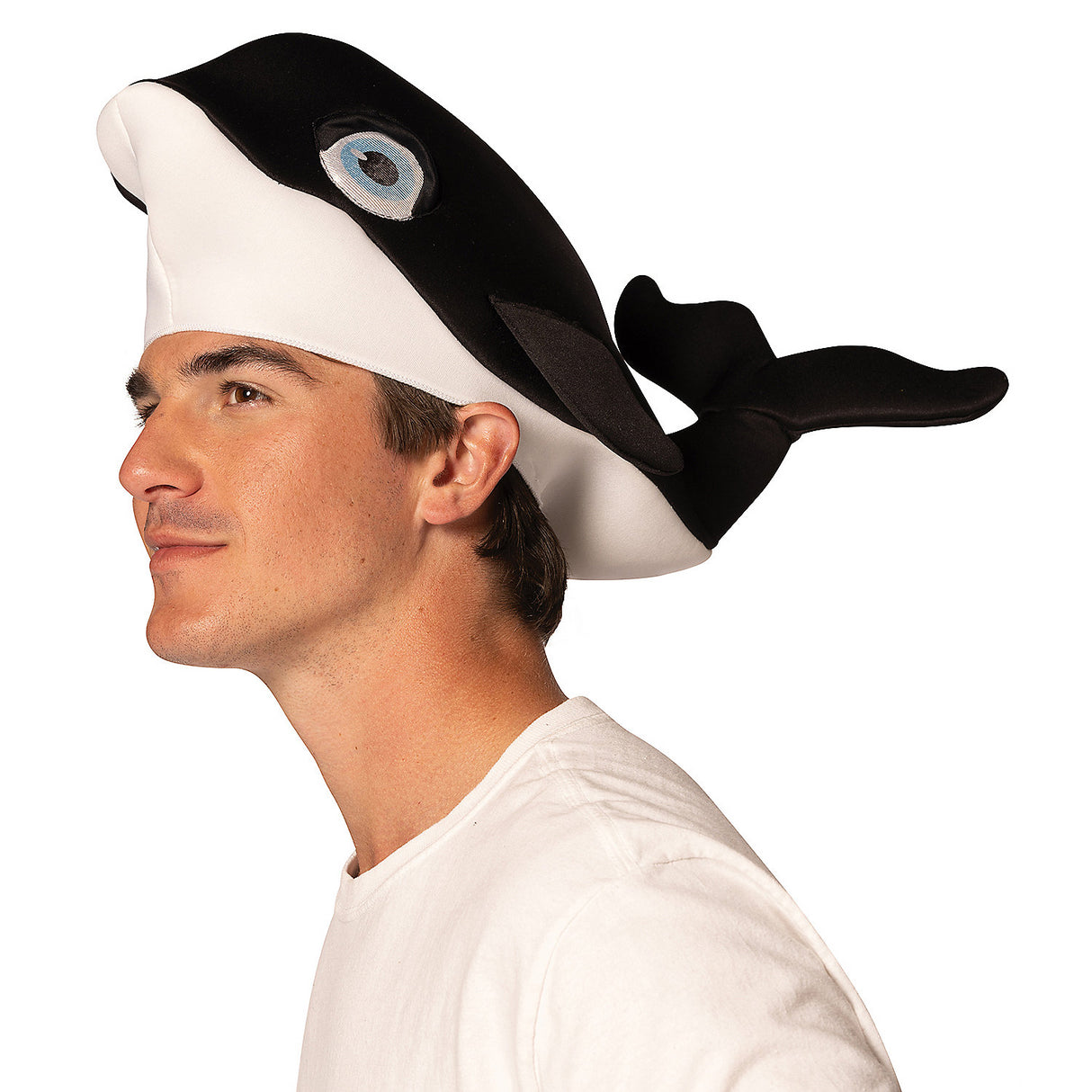 Adults Orca Whale Hat Costume for Halloween Parties and Themed Events