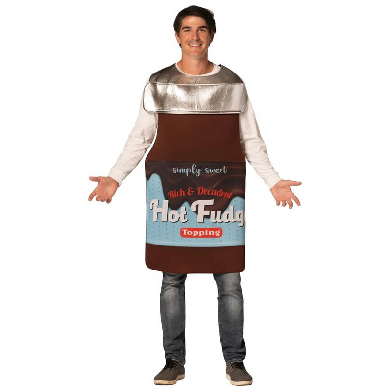 Adults Hot Fudge Sauce Jar Costume