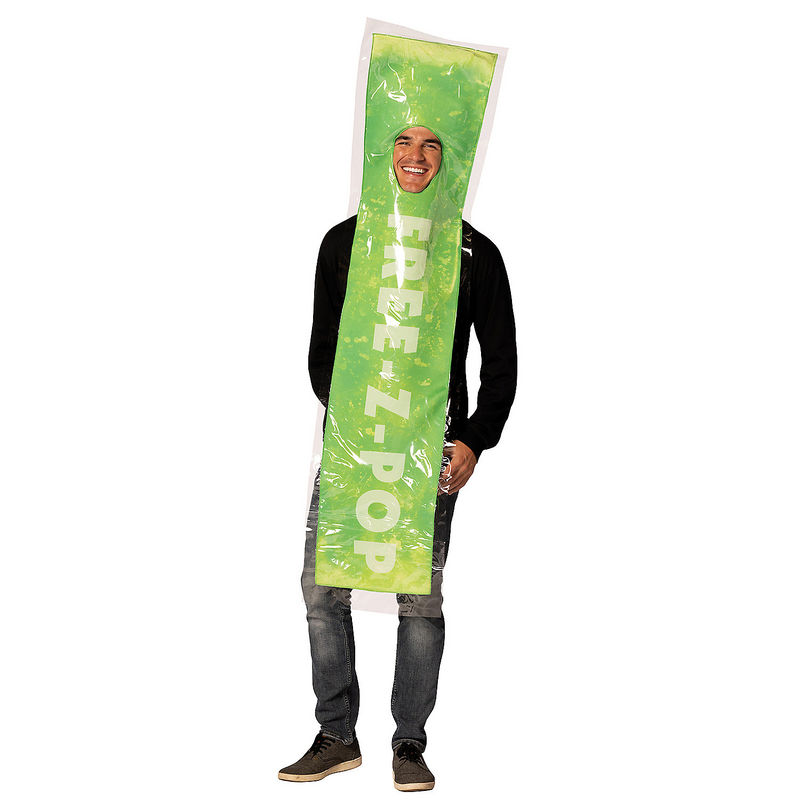 Adult green Free-Z-Pop ice pop costume