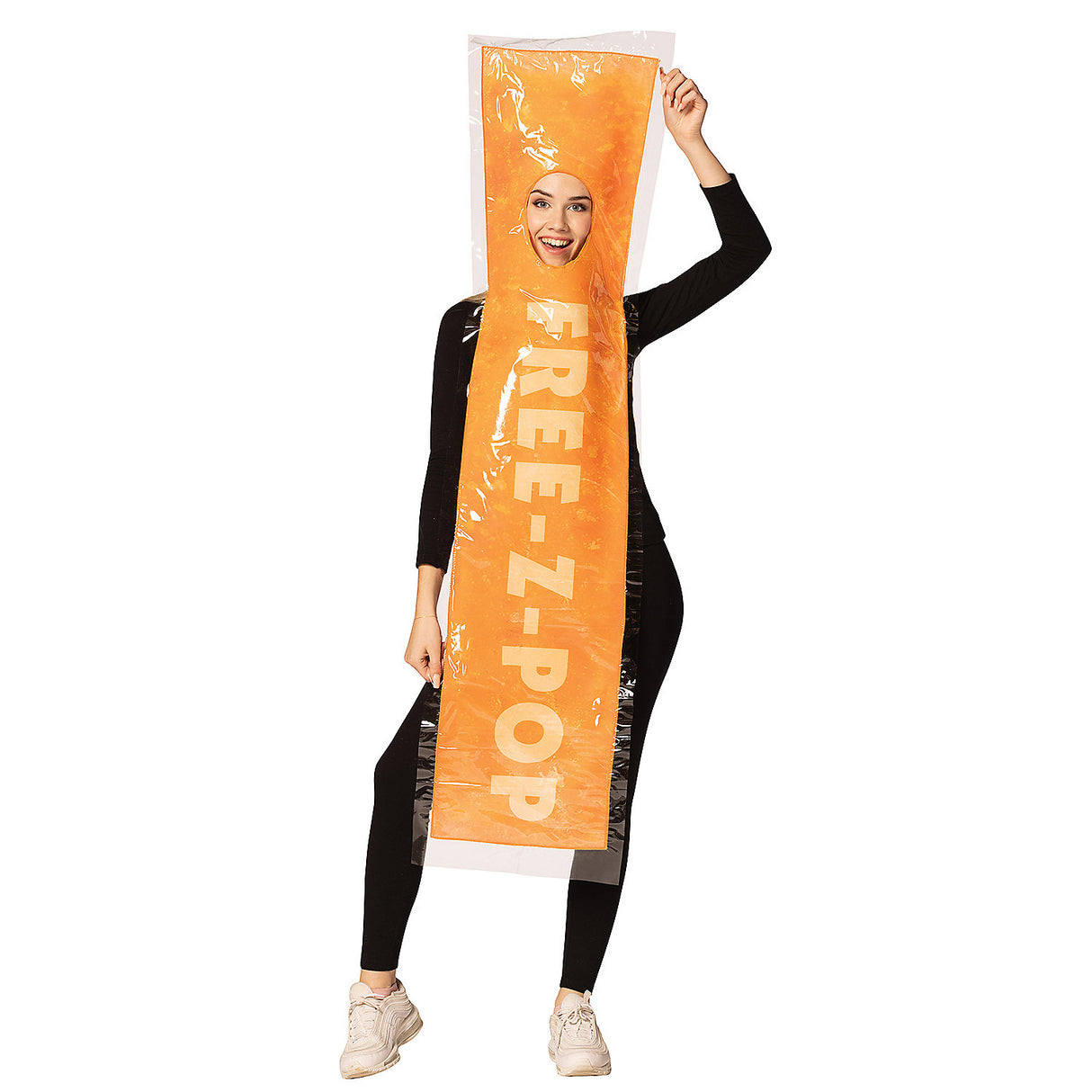 Cool Orange Free-Z-Pop Ice Costume for Halloween Parties and Fun Themed Events