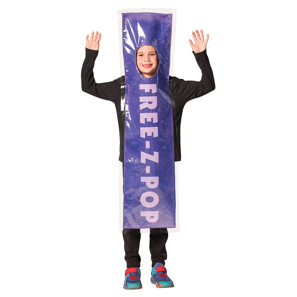 Adorable Kids Purple Free-Z-Pop Ice Costume for Halloween Parties and Fun Dress-Up Events