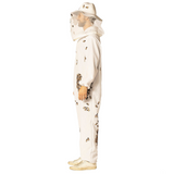 Adults Beekeeper with Printed Bees Jumpsuit Costume