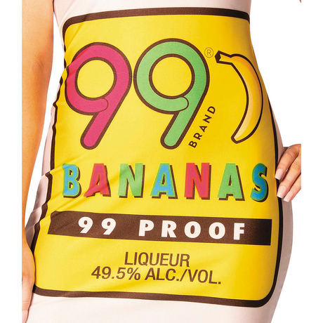 Adults 99 Brand Bananas Bottle Dress Costume