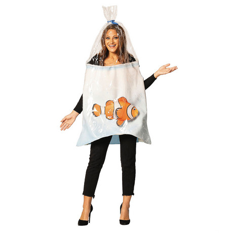 Adults Bag of Fish Tunic Costume