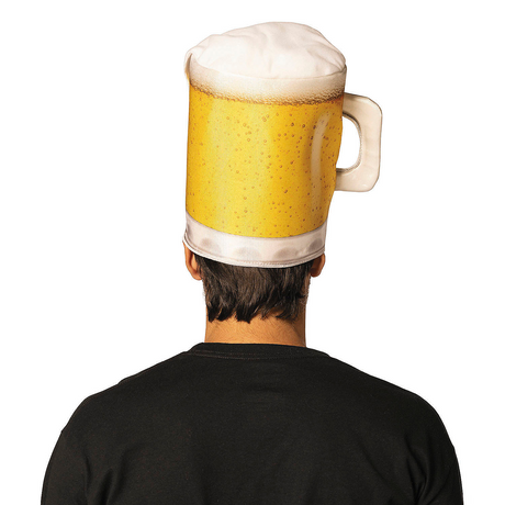 Adults Beer Mug Hat Headpiece Costume