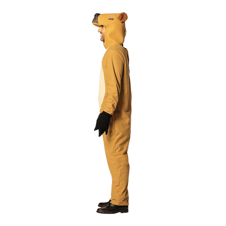 Adults Capybara Hooded Jumpsuit Costume