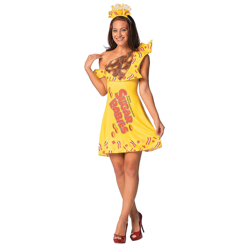 Women's Sugar Babies candy dress costume for Halloween