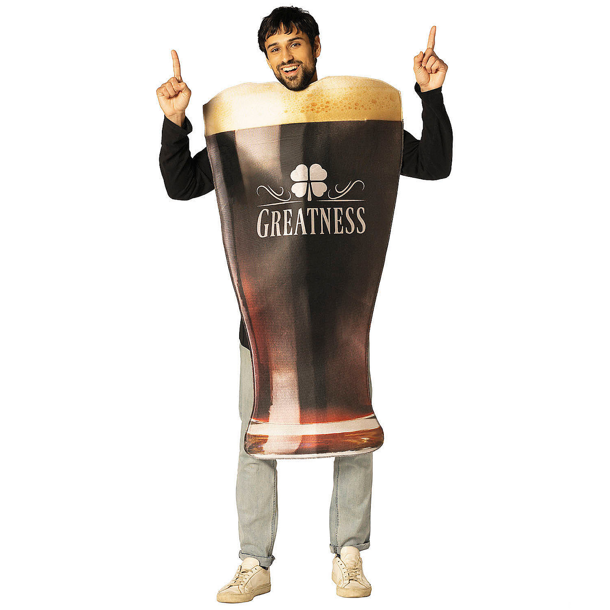 Adults Dark Beer Glass Tunic Costume