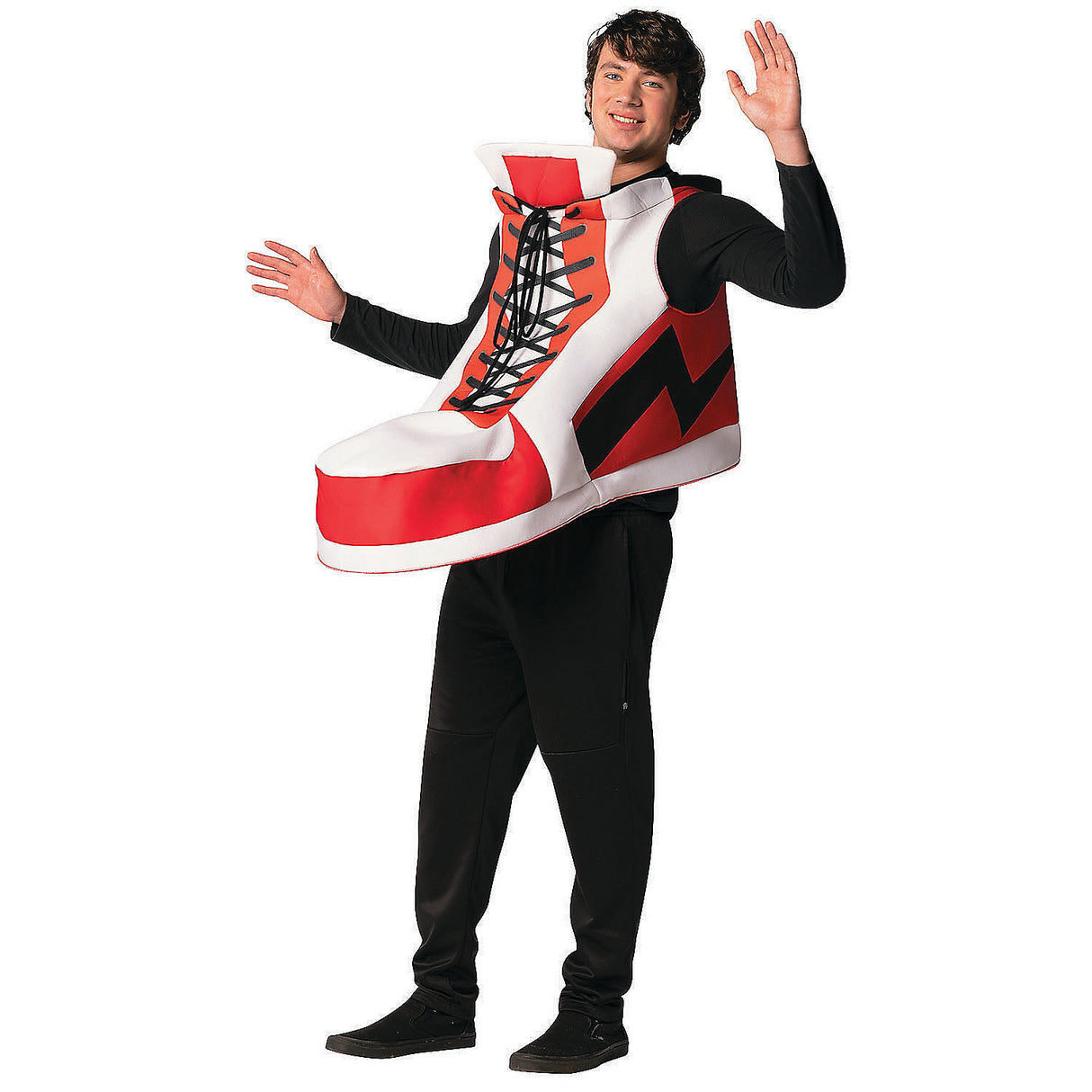 Adult's Hightop Sneaker Costume for Halloween Fun Parties Events and Nostalgic Celebrations