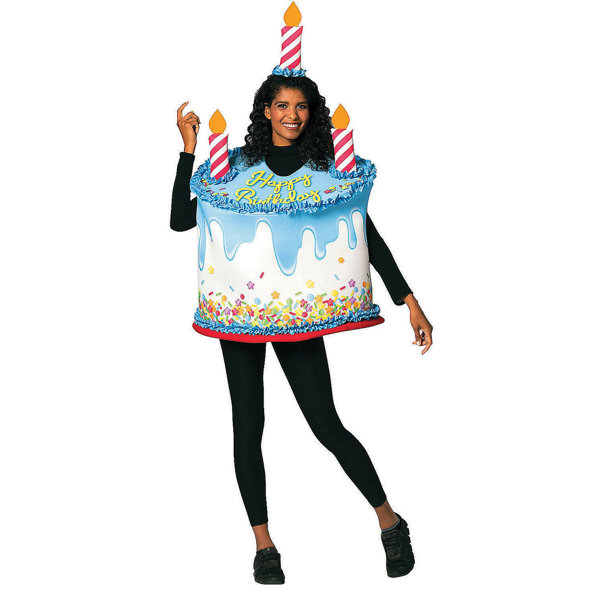 Adult Birthday Cake Costume for Fun Halloween Parties and Festive Celebrations