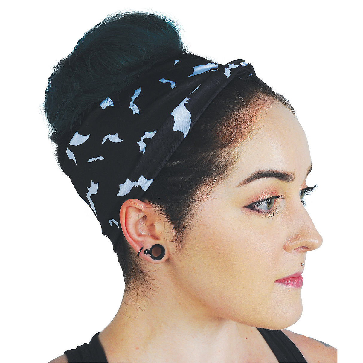 Stylish Metallic Batty Turban Headband for Unique Costume Accessories and Halloween Events