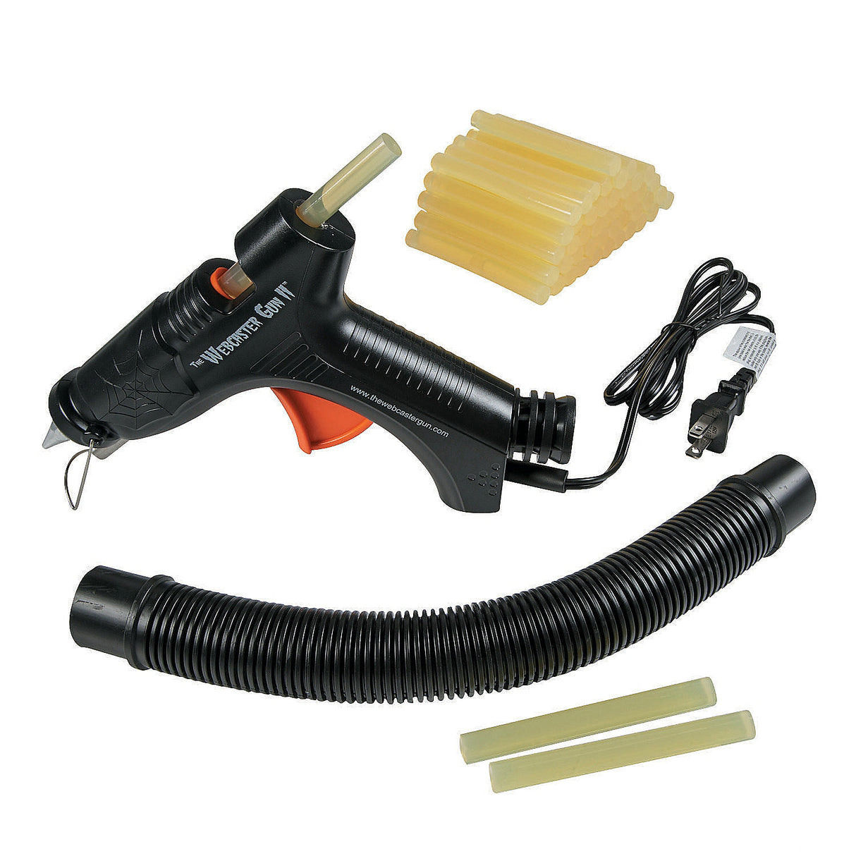 Webcaster Gun 2 Combo Kit for Professional Cobweb Creation and Spooky Decor