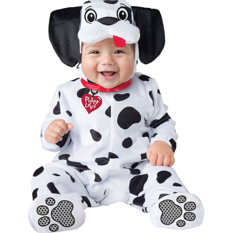 Adorable Lightweight Dalmatian Costume for Toddler Halloween Parties and Themed Dress Up