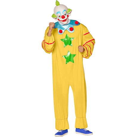 RADYAN Adult Killer Clown Costume - Scary Shorty Outfit for Halloween product image showing the product clearly