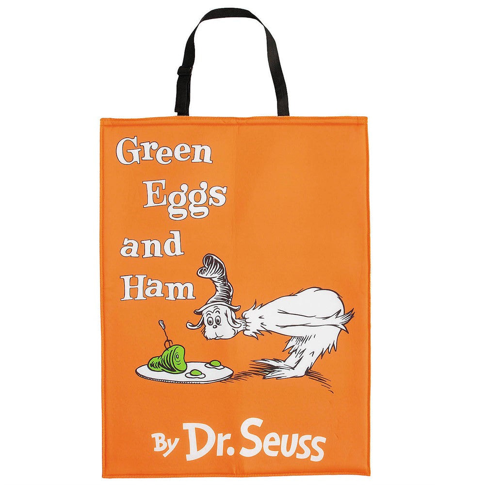 Fun Dr Seuss Green Eggs and Ham Quick Change Book Cover Costume for Nostalgic Dress Up and Themed Events