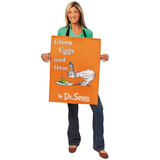 Adults Dr. Seuss Green Eggs and Ham Quick Change Book Cover Costume