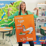 Adults Dr. Seuss Green Eggs and Ham Quick Change Book Cover Costume