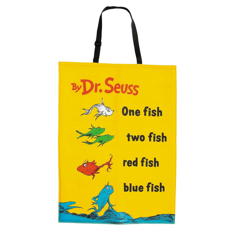 Dr. Seuss One Fish Two Fish Quick Change Book Cover Costume for Themed Parties and Storytime Fun