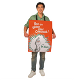 Adults Dr. Seuss How the Grinch Stole Christmas Quick Change Book Cover Costume