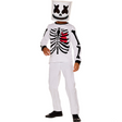 Kids Marshmello Black & White Mello Skeleton Costume