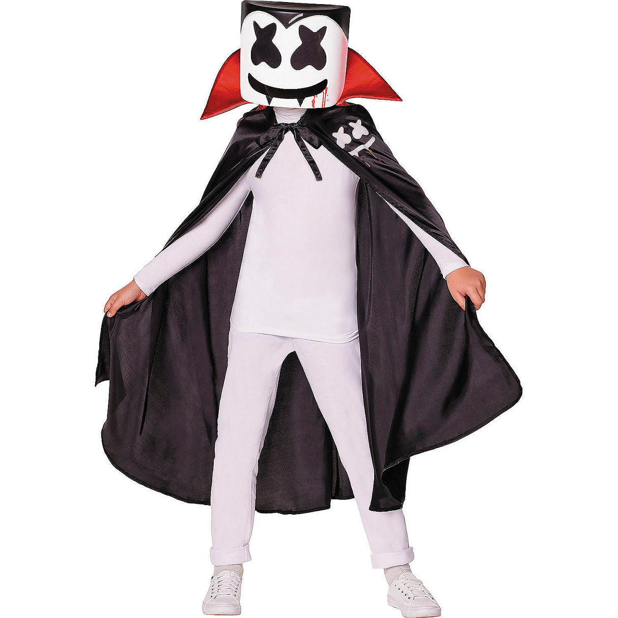 Kids Marshmello Vampire Costume for Halloween Parties Costume Events and Scary Themed Activities