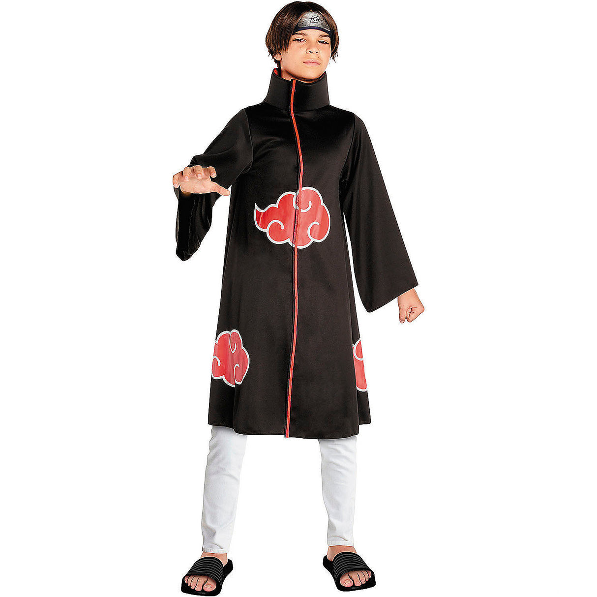 Kids Naruto Akatsuki Robe Costume for Halloween Parties Dress Up Events and Cosplay Adventures